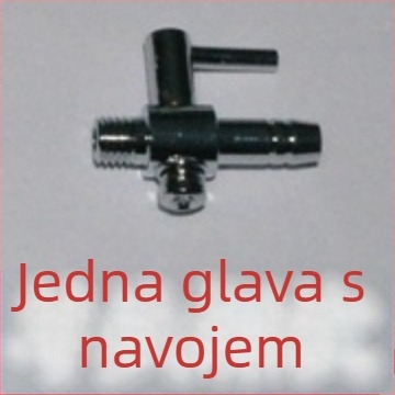 Nehrđajući čelični podijeljivač kisikovog cijevi za akvarij uz ventil za zrak i regulator pumpe