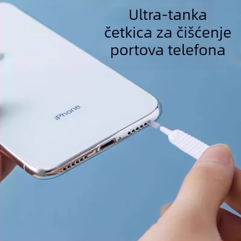 Četkica za čišćenje portova mobitela – čišćenje portova za punjenje, zvučnika i slušalicu; model J74565, težina 5 g, materijal plastika, kompatibilan s mobitelima, prijenosnim računalima i digitalnim fotoaparatima, predstavljena 2025.