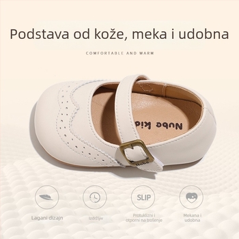 Cipele za djevojčice s mekanom potplatom, Velcro zatvaračem, niski gornji dio, gumena potplata, korejski stil