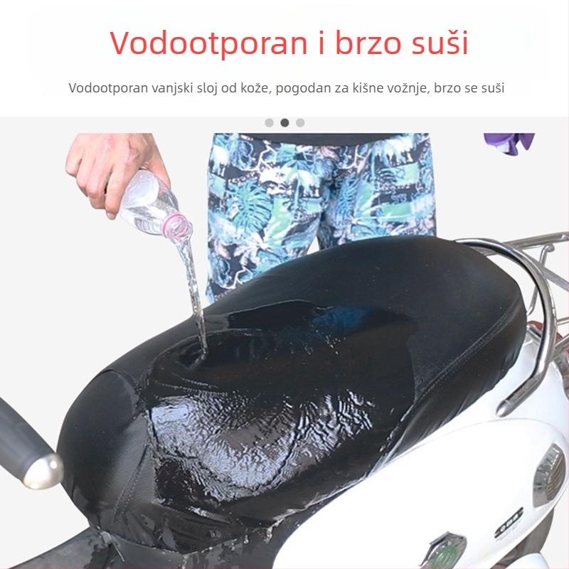 Presvlaka sjedala električnog automobila – koža, vodootporna, univerzalna za sve sezone