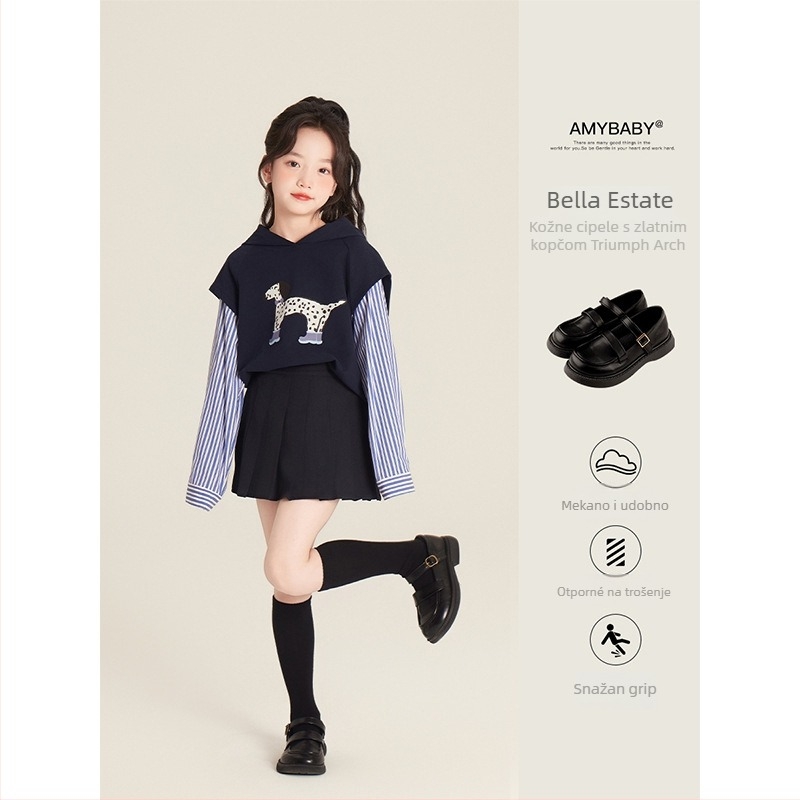 Amybaby Cipele za djevojčice — stil princeze, mekana potplata, dobna skupina: 4–6 godina, gornji materijal: Drugi