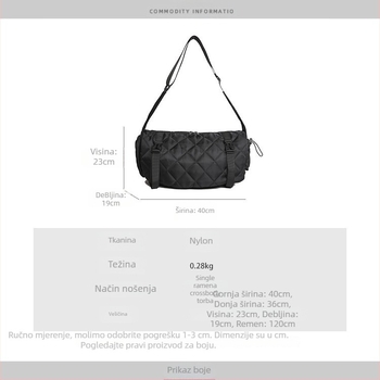Torba za rame s jednim remenom, velika kapaciteta, PU, urbani minimalistički stil, Tote tip, zatvarač, podstava od poliester, vanjski otvoreni džep, džep za telefon