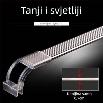 LED svjetlo za akvarij iz aluminijske legure, 1,5–20W, Morning front
