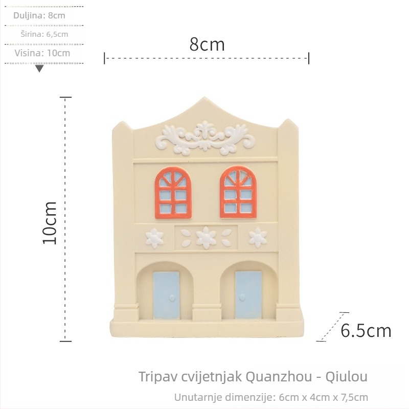 Lonac od smole za sukulente, Roogo/if, moderni minimalistički stil, predmeti od smole