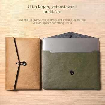 Zaštitna torbica za prijenosno računalo i tablet s unutarnjim anti-udarnim slojem, vodootporanog Oxford materijala, pokrov za kišu, uklonjiva ručka za nošenje