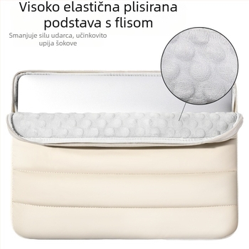 Unutarnja torba za prijenosno računalo s podlogom od airbaga, vodootporna, antibakterijska, otporna na udarce