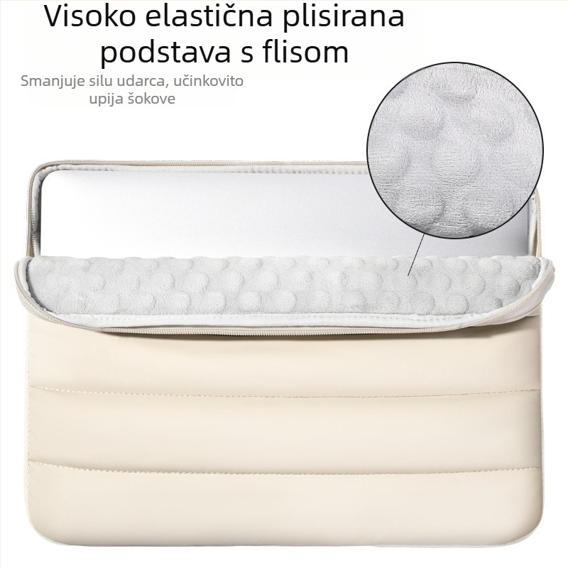 Unutarnja torba za prijenosno računalo s podlogom od airbaga, vodootporna, antibakterijska, otporna na udarce