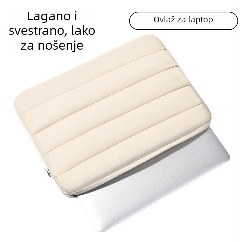 Unutarnja torba za prijenosno računalo s podlogom od airbaga, vodootporna, antibakterijska, otporna na udarce