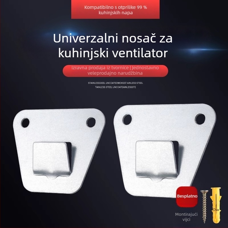 Ploča za montažu bočnog napa — visokočvrsta lisovana konstrukcijska čelična, univerzalni vješak, moderni minimalistički dizajn, Značka The First Force, Materijal Drugo, Certifikacija Nema