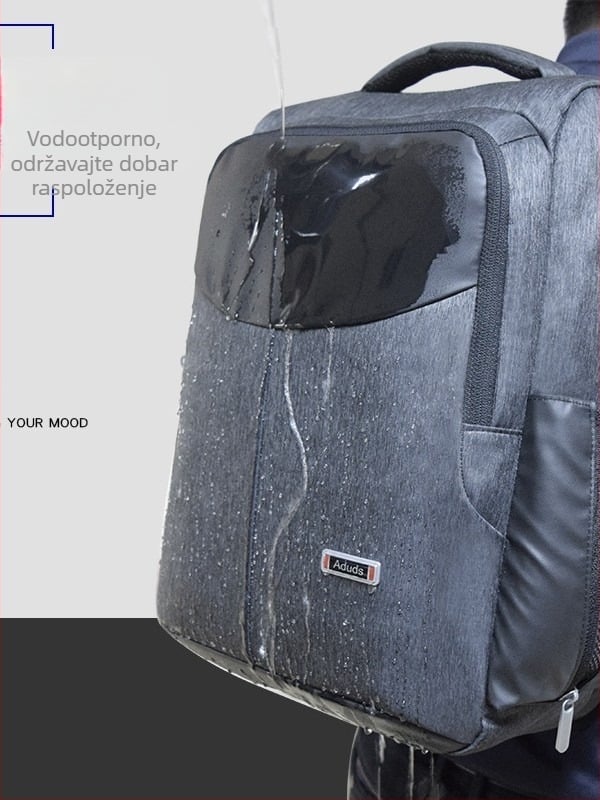 Torba za pohranu notebooka za poslovna putovanja, Oxford tkanina, vodootporna, 16-inčni laptop, kapacitet 20–35 L, zakrivljena naramenica