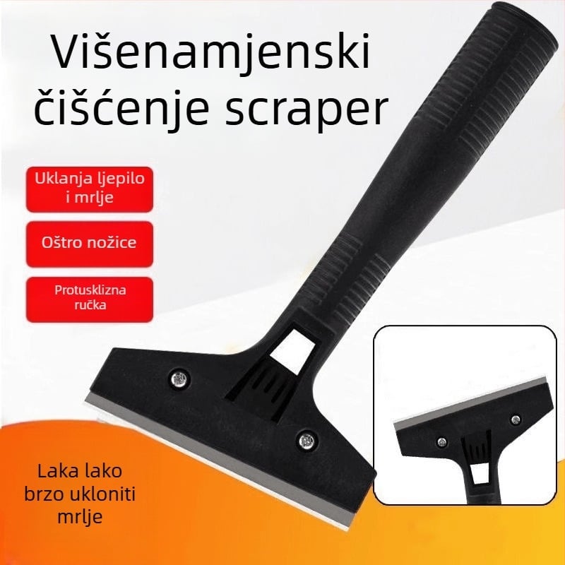 Višenamjenski kuhinjski alat za čišćenje: škrabac za napa, nož za čišćenje, kuhinjska lopatica, lopatica za dno lonca (Stil: Lagani luksuz)