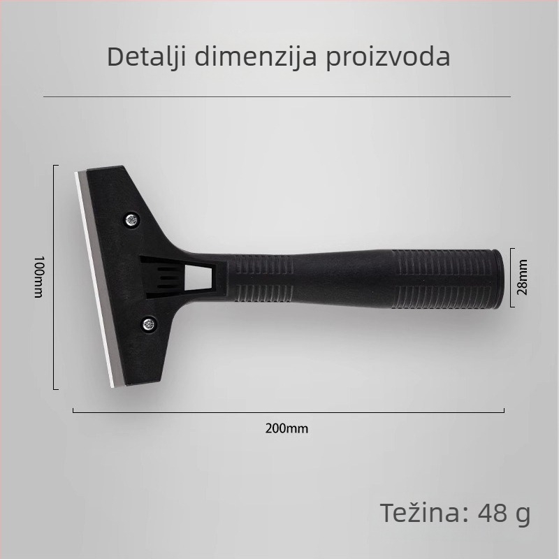 Višenamjenski kuhinjski alat za čišćenje: škrabac za napa, nož za čišćenje, kuhinjska lopatica, lopatica za dno lonca (Stil: Lagani luksuz)