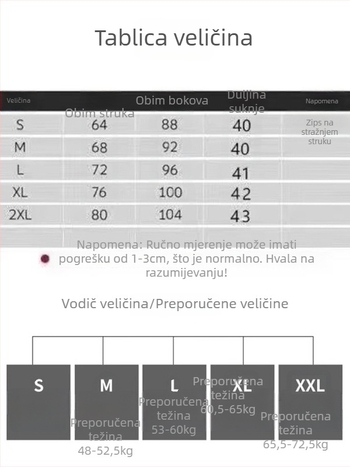Siva ženska suknja A-linije, visoki pojas, poliester s dodatkom spandeksa, mikroelastična, bez glačanja