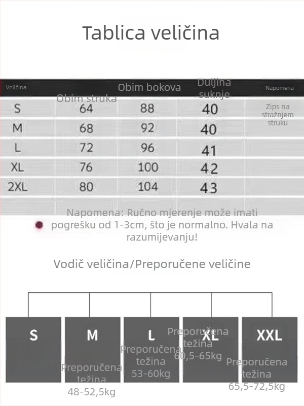 Siva ženska suknja A-linije, visoki pojas, poliester s dodatkom spandeksa, mikroelastična, bez glačanja