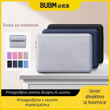 Torba za prijenosno računalo za poslovna putovanja s podstavljenim unutarnjim džepom za tablet iPad, vodootporna, otporna na habanje, protiv krađe, zatvarač, mekani rukohvat, kišni pokrov uključen