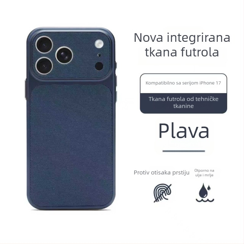 Kućište od tehničke tkanine za iPhone 17 Pro Max – magnetsko pričvršćivanje, potpuno PC zaštitno kućište