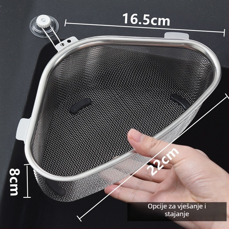Nehrđajući čelični filter košarica za sudoper, model bx13001, marka Good class kitchen gathering, podrijetlo Guangdong, 300 g