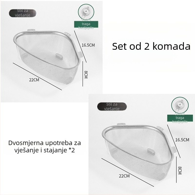 Nehrđajući čelični filter košarica za sudoper, model bx13001, marka Good class kitchen gathering, podrijetlo Guangdong, 300 g