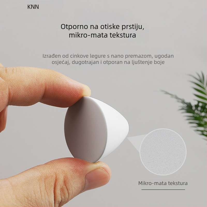 K.N.N 1891 Ručka s jednim otvorom za ormariće, garderobe i ladice — cinkova legura, moderni minimalistički stil, premaz sprejom kože