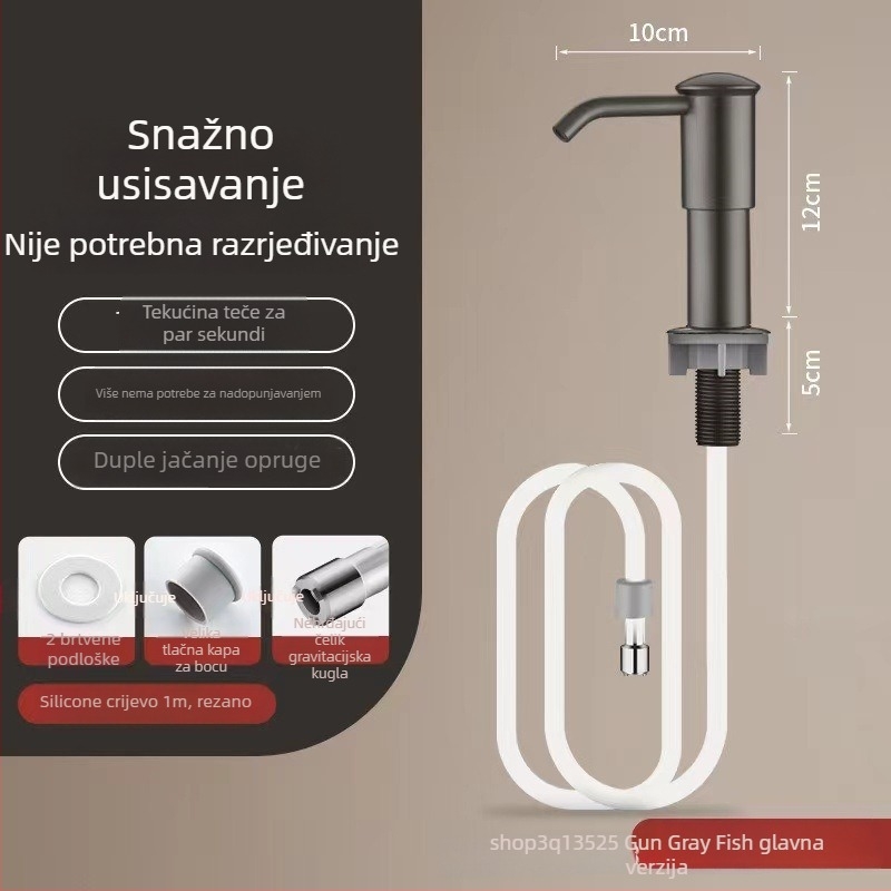 Pumpa za deterdžent za sudoper s produženim cijevima — Model 985, Univerzalno