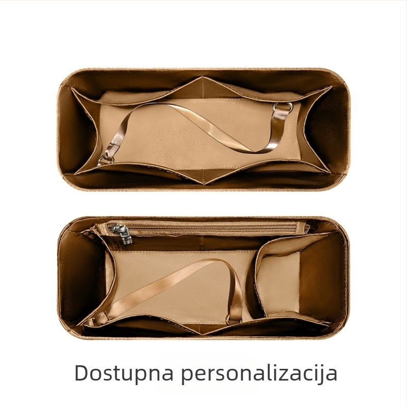 Hermès Lindy Unutarnji Torbice Organizator – Lagani Velur Organizator s Svilenom Podstavom, Povećava Kapacitet, Unisex, Proljeće 2025