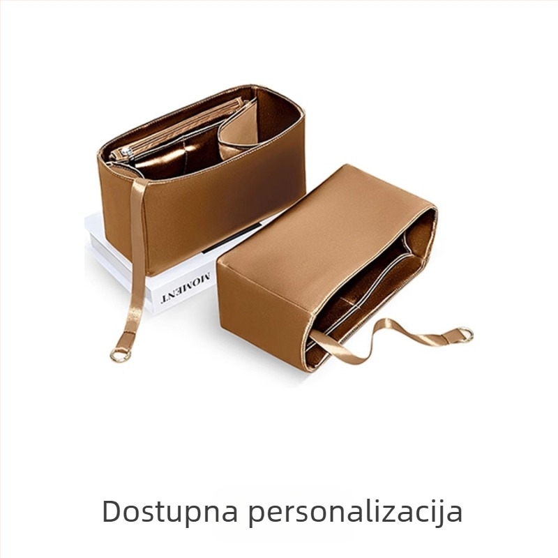 Hermès Lindy Unutarnji Torbice Organizator – Lagani Velur Organizator s Svilenom Podstavom, Povećava Kapacitet, Unisex, Proljeće 2025