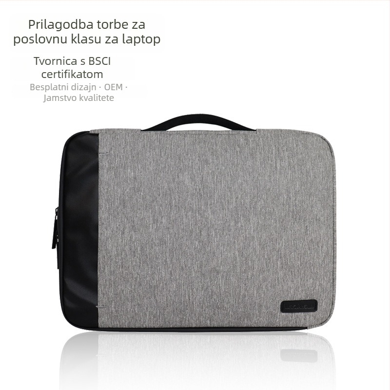 Poslovna torba za prijenosno računalo s prilagođenim logotipom, vodootporna, lagana, otporna na udarce, zaštita od krađe