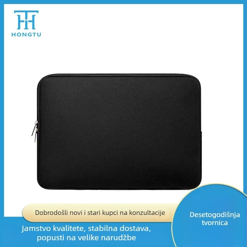 Torba s zaštitom s pjenastom podlogom za tablete i prijenosna računala, prozračni diving cloth materijal, gradski minimalistički stil, unisex, izlazak 2024 jesen