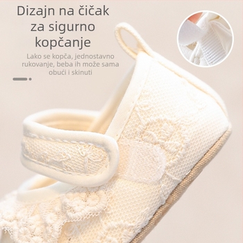 Cipele za djevojčice bebe 12–36 mjeseci – PVC gornji dio, niski vrh, proljeće-ljeto-jesen, funkcionalne cipele