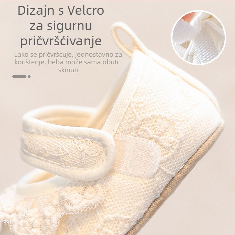Cipele za djevojčice bebe 12–36 mjeseci – PVC gornji dio, niski vrh, proljeće-ljeto-jesen, funkcionalne cipele