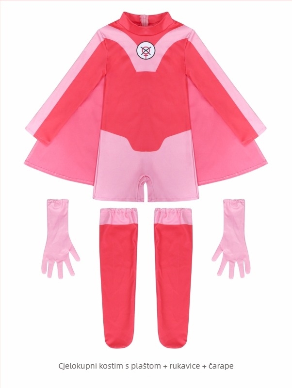 Halloween kostim za djecu za izvedbu, cosplay i školske zabave, unisex, 95% poliester.
