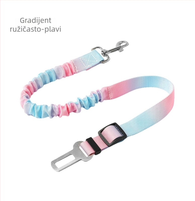 Sigurnosni kaiš za psa u autu – prilagodljivi najlonski povodac za vuču, izvučni mehanizam, podrijetlo Zhejiang