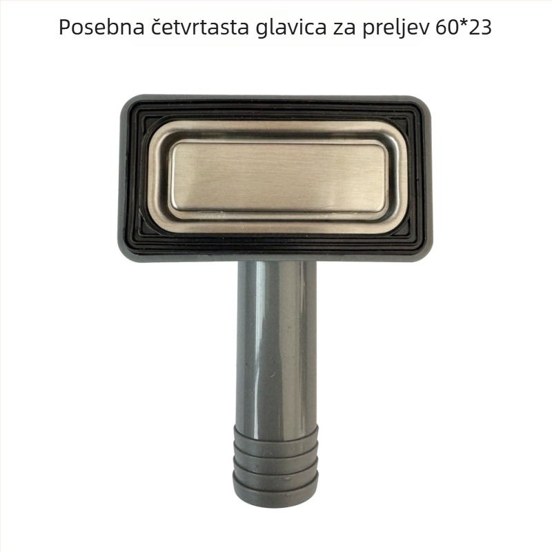 Drenažni dodatak za sudoper, nehrđajući čelik + PP, Model 1017, Težina 0,2 g, Moderno minimalistički stil