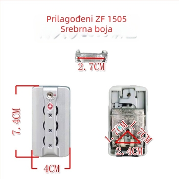 TSA007 dijelovi brave za prtljagu — brava s lozinkom, ABS materijal, protiv krađe