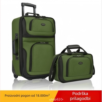 Najlonski putnički set kofera, 3- ili 5-dijelni, proširivi, TSA zaključavanje, univerzalni kotači, 36-55L