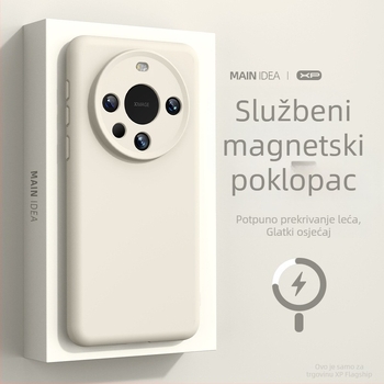 Futrola za telefon Huawei Mate80 Pro - magnetsko privlačenje, otpornost na pad, tekući silikon (Materijal: tekući silikon; Kompatibilnost: Huawei Mate80 Pro; Završna obrada: sprej)