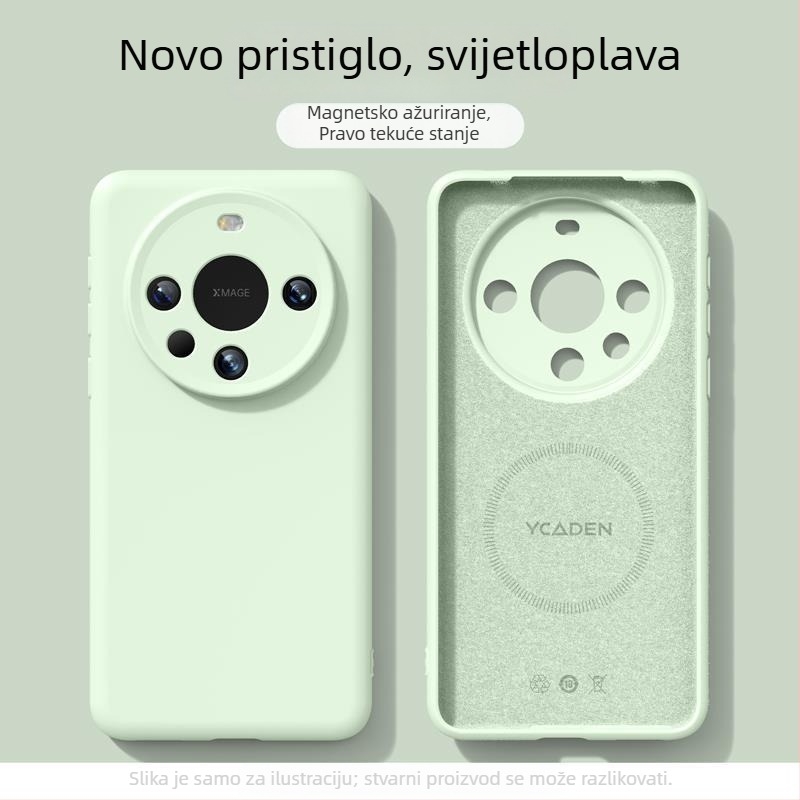 Futrola za telefon Huawei Mate80 Pro - magnetsko privlačenje, otpornost na pad, tekući silikon (Materijal: tekući silikon; Kompatibilnost: Huawei Mate80 Pro; Završna obrada: sprej)