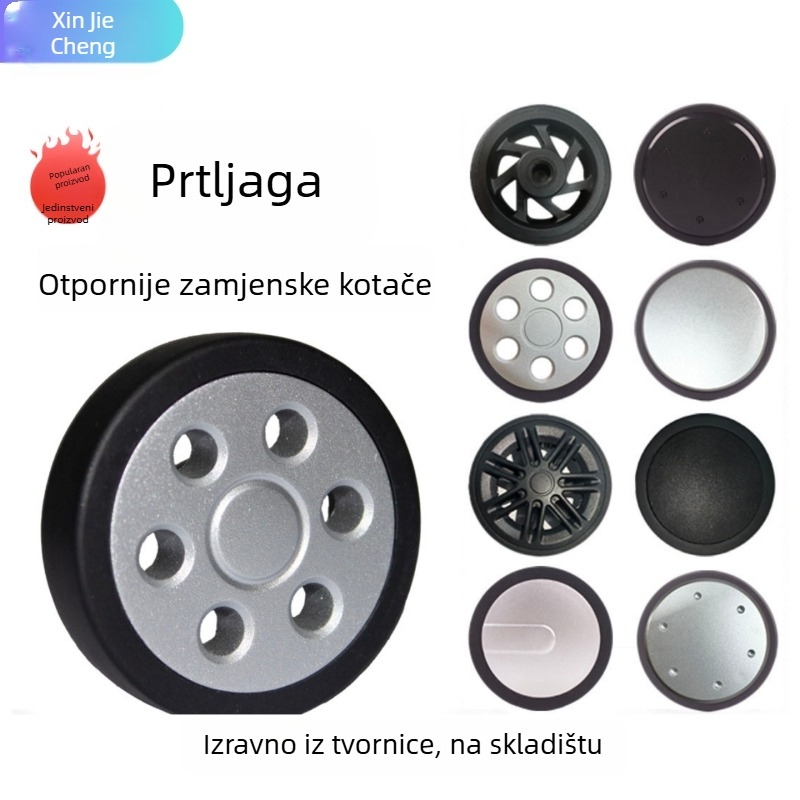 Univerzalno kotačić za kofer – zamjenski dio, plastično kućište, gumena površina