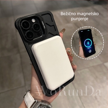 Kućište za mobitel za iPhone 11–14 seriju, bez rubne, mat PC, magnetska podrška, otpornost na pad
