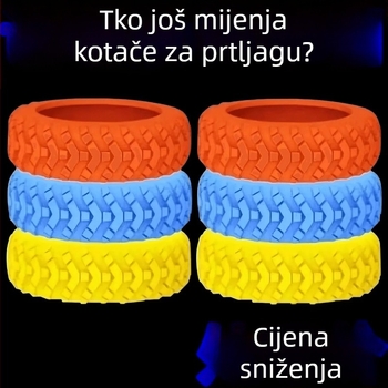 Poklopac kotača prtljage — zaštitni poklopac kotača kufra, zamjena tihog univerzalnog kotača, silikonski prsten dodatak, ABS materijal, proljeće 2025