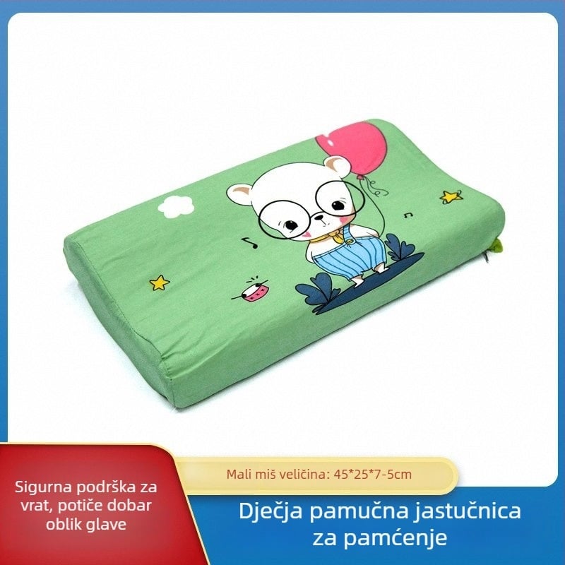 gj Memory Cotton dječja jastučnica, pravokutnog oblika, 1–2 kg, Tianzhu Cotton tkanina, pogodno za djecu i bebe