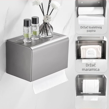 Držač za ručnike u kupaonici - aluminijska legura, sprejni premaz, moderni minimalistički stil, Baomu, porijeklo Yuyao, Zhejiang