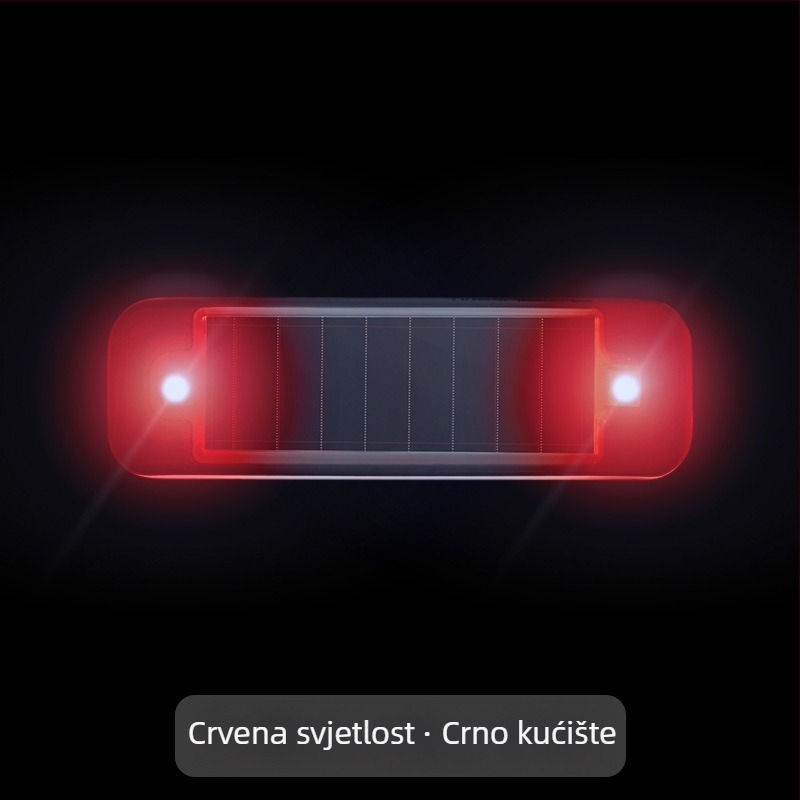 Automobilska solarna LED svjetla za upozoravanje, bežična instalacija, Deep Steam marka, opća kompatibilnost, dišuće dekorativno LED svjetlo