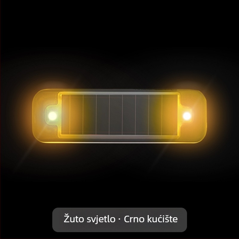 Automobilska solarna LED svjetla za upozoravanje, bežična instalacija, Deep Steam marka, opća kompatibilnost, dišuće dekorativno LED svjetlo
