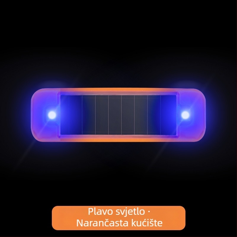 Automobilska solarna LED svjetla za upozoravanje, bežična instalacija, Deep Steam marka, opća kompatibilnost, dišuće dekorativno LED svjetlo