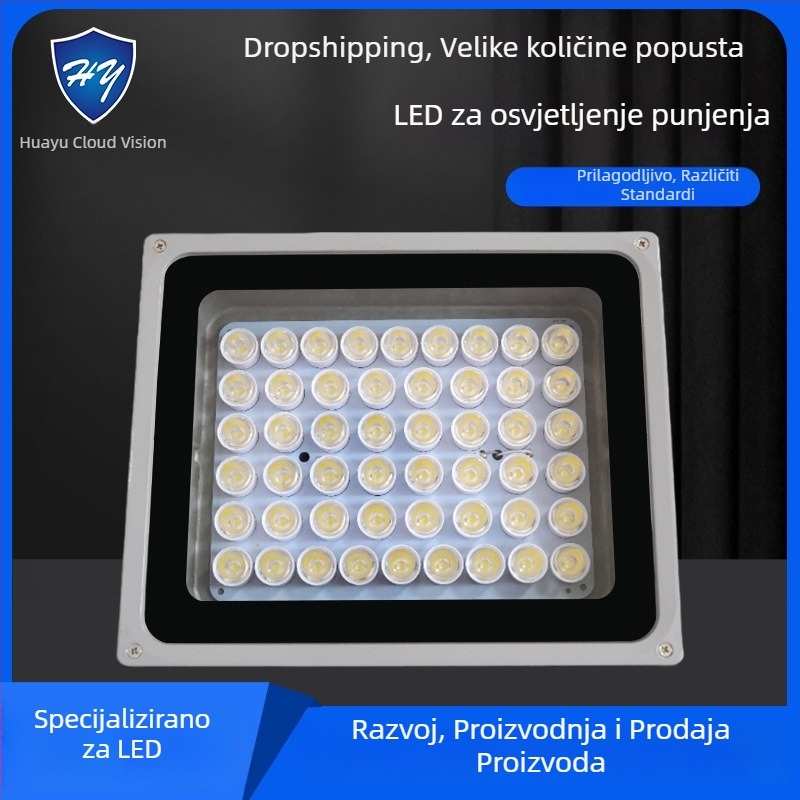 LED dodatno svjetlo za nadzorne kamere na cestama i parkiralištima — IP66, 12V/AC24V/AC220V, 15–100W, 2400–4200 lm