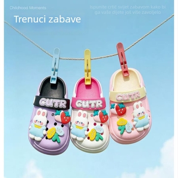 Dječje plažne cipele Bunny-Hole, PVC gornji dio, dišuće, mekana potplat, unisex, proljeće 2026