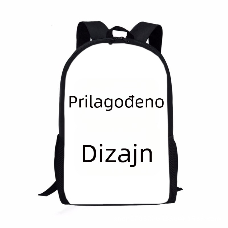 Unisex jednodjelna školska torba od Oxford tkanine, prozračna, otporna na habanje, smanjuje opterećenje, za osnovnu školu, moderan stil