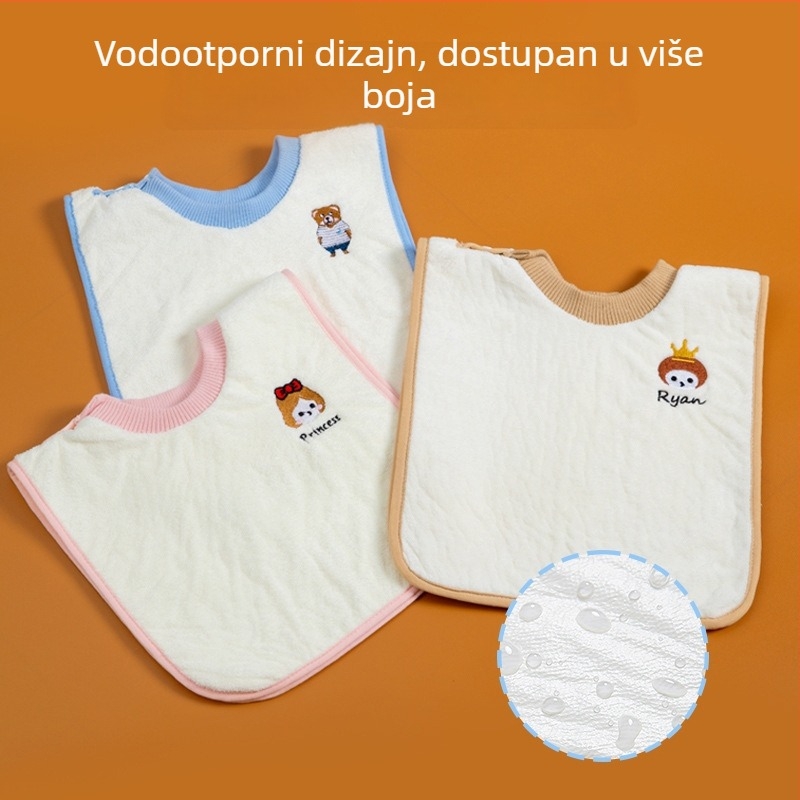 Dječji ručnik za pranje beba od Coral Velvet-a, crtani uzorak, izvezeno, za dojenčad, 80–100 g