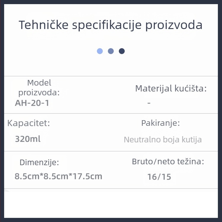Zidni dozator sapuna ABS+PP, kromirani premaz, ručni pritisak, moderan minimalistički dizajn